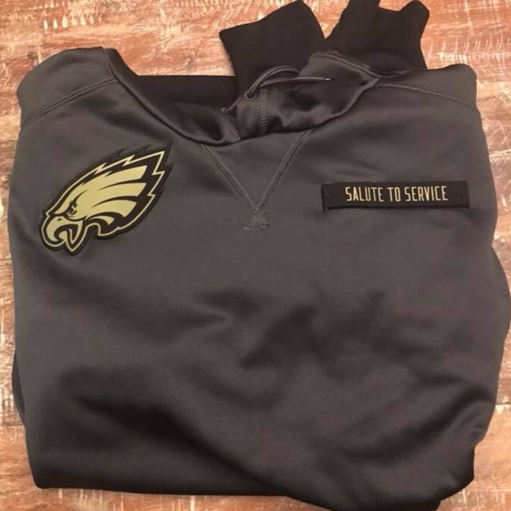 Philadelphia Eagles salute to service Nike hoodie